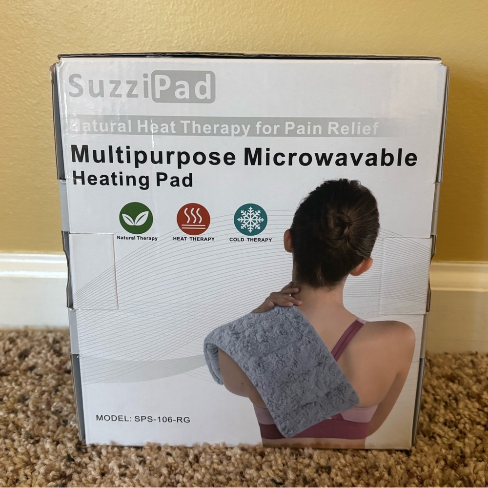 Gray Microwavable Heating Pad